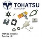 Tohatsu 4hp/5hp/6hp 4-Stroke Outboard Service Kit (No Oil)